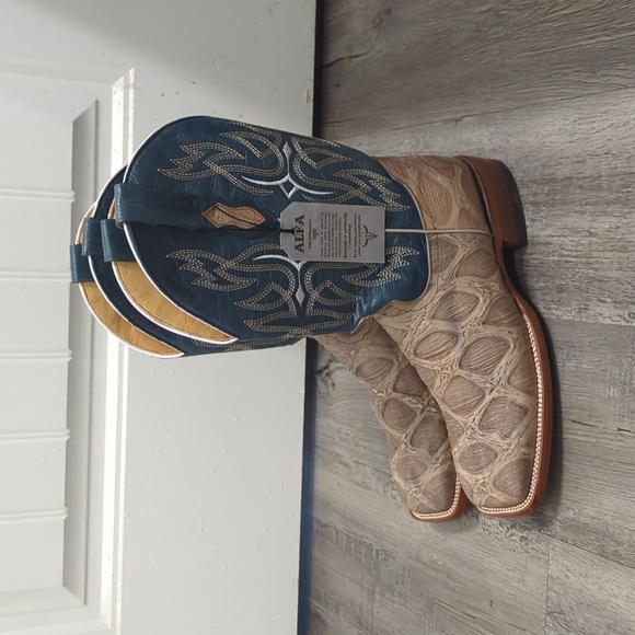 ALFA Western Mens Boots - Picture 3 of 10